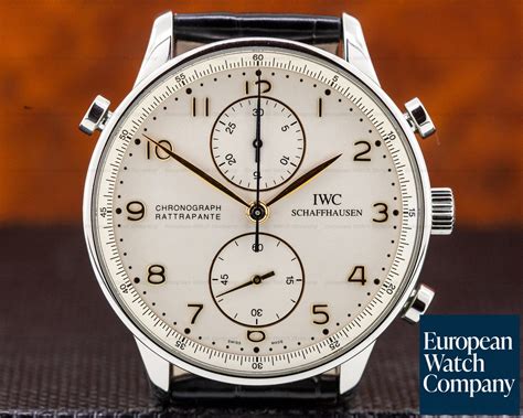 iwc portuguese rattrapante|double rattrapante chronograph.